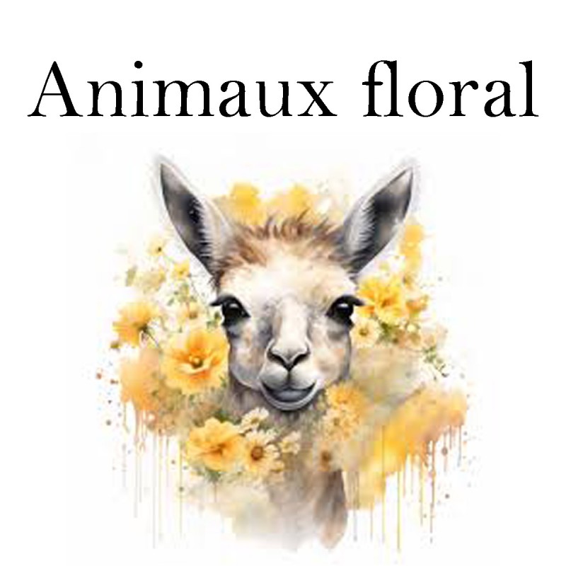 Surprise thème Animaux Floral - Couche à poche modèle 2.0 - Prête à partir